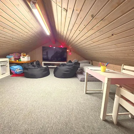 別荘 Cozy Family Summer House In Jegum For 6 With Sauna, Jacuzzi & Wood-fired Hot Tub